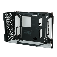 COOLER MASTER Ház Midi ATX MasterFrame 700 Tápegység nélkül, Fekete