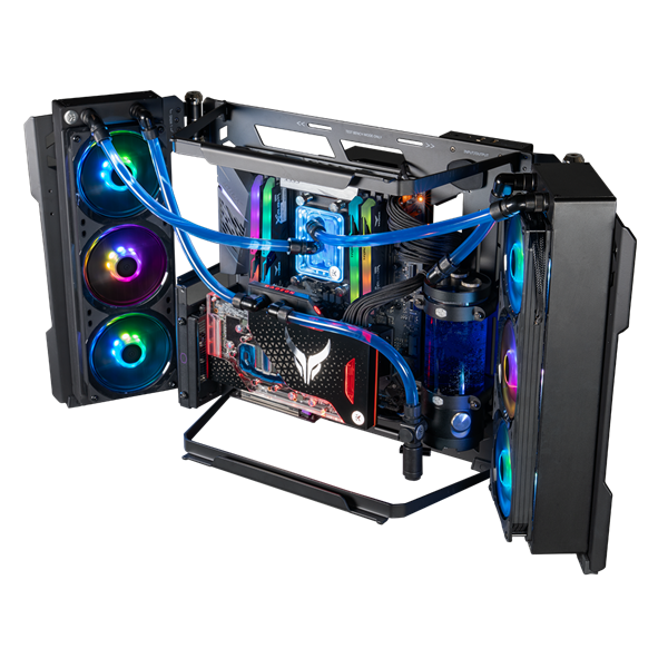 COOLER MASTER Ház Midi ATX MasterFrame 700 Tápegység nélkül, Fekete
