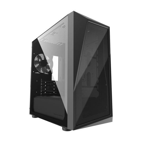 COOLER MASTER Ház Mini Tower ATX CMP 320L Tápegység nélkül, Üvegfalú, Fekete