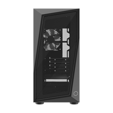 COOLER MASTER Ház Mini Tower ATX CMP 320L, 1db Ventilátorral, Tápegység nélkül, Üvegfalú, Fekete