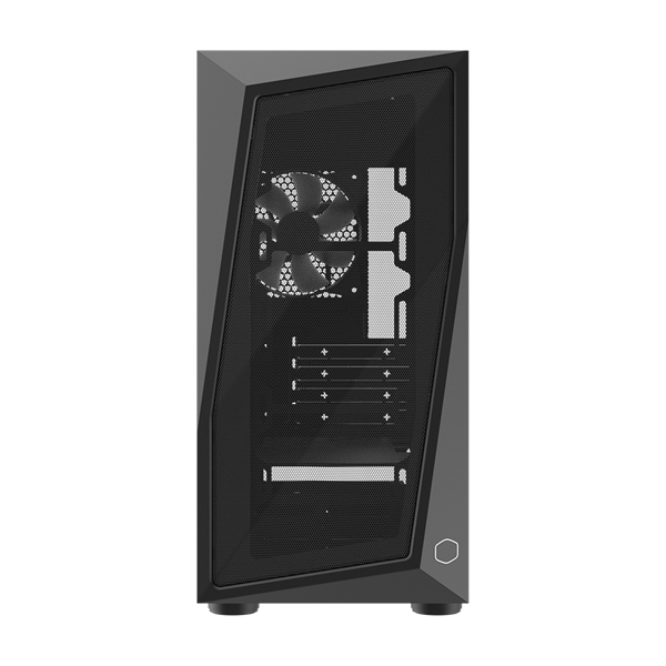 COOLER MASTER Ház Mini Tower ATX CMP 320L, 1db Ventilátorral, Tápegység nélkül, Üvegfalú, Fekete