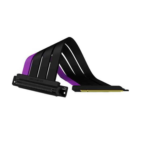 COOLER MASTER Kábel, Riser Cable PCIe 4.0 x16 - 300mm, fekete