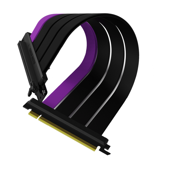 COOLER MASTER Kábel, Riser Cable PCIe 4.0 x16 - 300mm, fekete