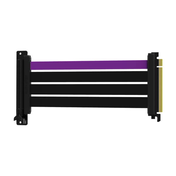 COOLER MASTER Kábel, Riser Cable PCIe 4.0 x16 - 300mm, fekete