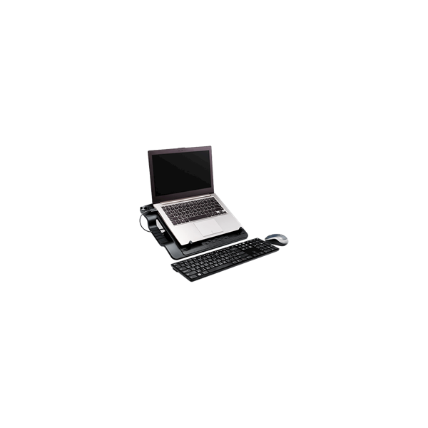 COOLER MASTER Notebook Hűtőpad + állvány ERGOSTAND III, Fekete (max 17")