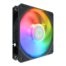 COOLER MASTER Rendszerhűtő Ventilátor SICKLEFLOW 120 ARGB, 12cm, fekete