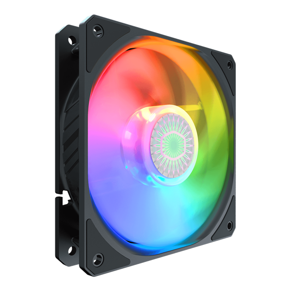 COOLER MASTER Rendszerhűtő Ventilátor SICKLEFLOW 120 ARGB, 12cm, fekete