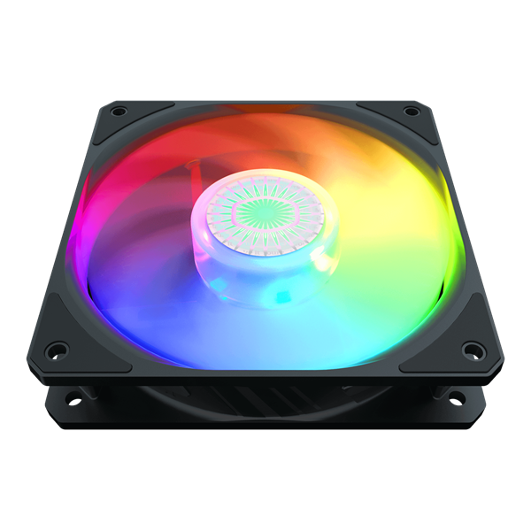 COOLER MASTER Rendszerhűtő Ventilátor SICKLEFLOW 120 ARGB, 12cm, fekete
