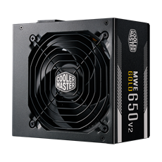 COOLER MASTER Tápegység MWE 650W, 12cm, 80+ Gold V2, Aktív PFC