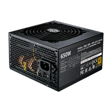 COOLER MASTER Tápegység MWE 650W, 12cm, 80+ Gold V2, Aktív PFC