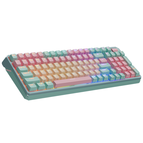 COOLER MASTER Vezeték Nélküli Billentyűzet MK770 Mechanikus Gaming, Red Switch, Macaron, magyar