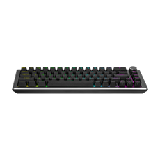 COOLER MASTER Vezetékes Billentyűzet CK720 65% RGB Mechanikus Gaming, White Switch, magyar, szürke