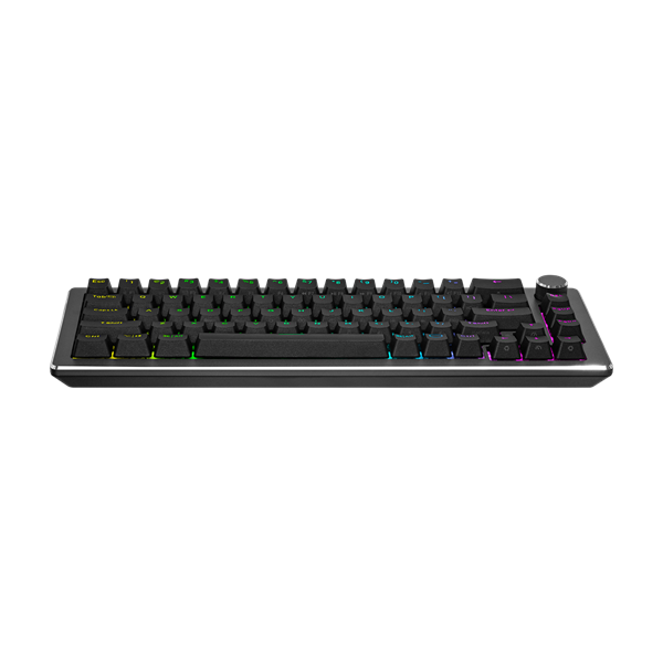 COOLER MASTER Vezetékes Billentyűzet CK720 65% RGB Mechanikus Gaming, White Switch, magyar, szürke