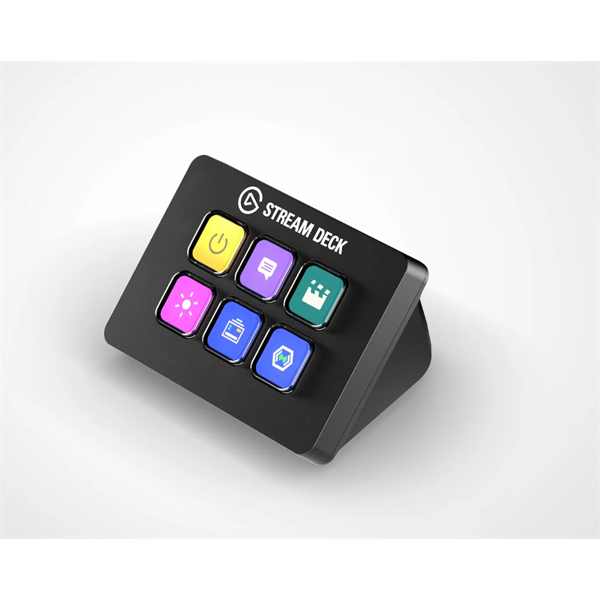 CORSAIR ELGATO STREAM DECK MINI, 6 Testreszabható LCD Billentyű, fekete