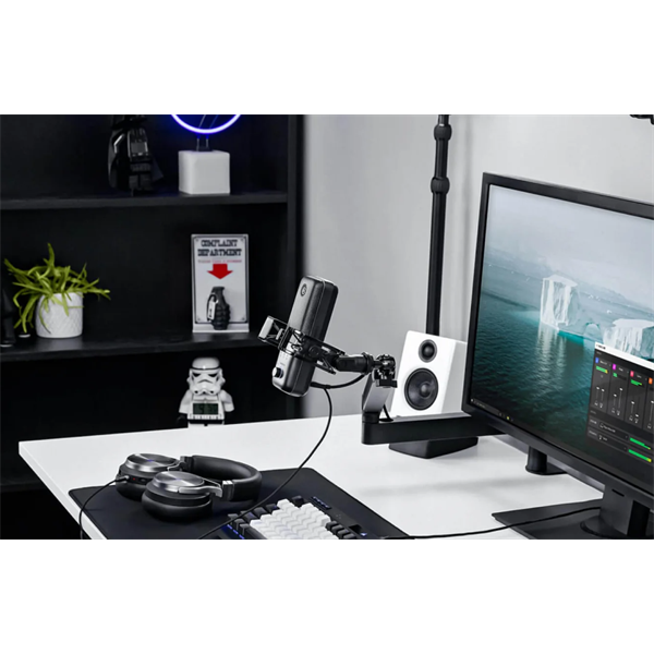 CORSAIR ELGATO Streamer Mikrofon, WAVE:3, Multi-Channel, fekete