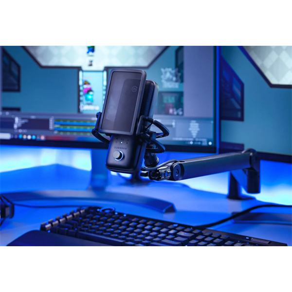 CORSAIR ELGATO Streamer Mikrofon, WAVE:3, Multi-Channel, fekete
