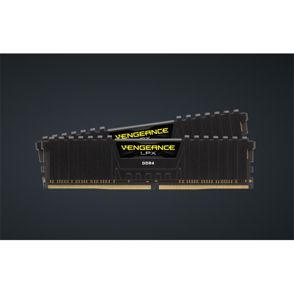 CORSAIR Memória VENGEANCE DDR4 16GB 3600MHz C16 LPX (Kit of 2), fekete