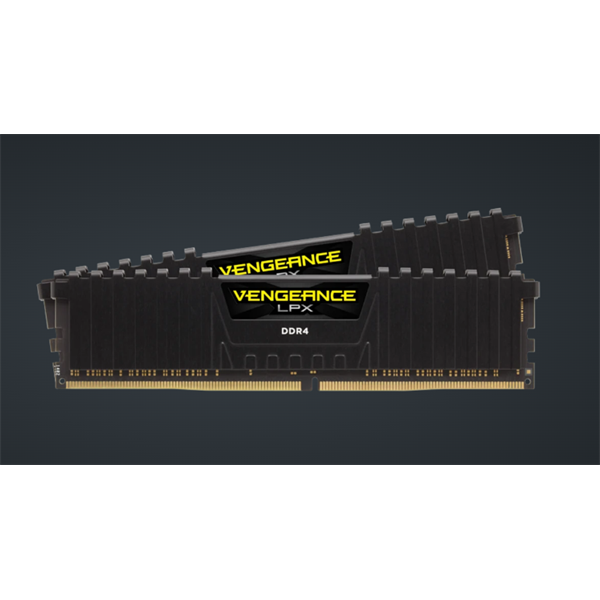 CORSAIR Memória VENGEANCE DDR4 16GB 3600MHz C18 LPX (Kit of 2), fekete