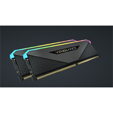 CORSAIR Memória VENGEANCE RGB DDR4 32GB 3600MHz C16 RT (Kit of 2), fekete