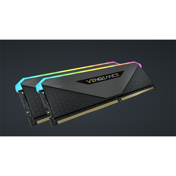 CORSAIR Memória VENGEANCE RGB DDR4 32GB 3600MHz C16 RT (Kit of 2), fekete