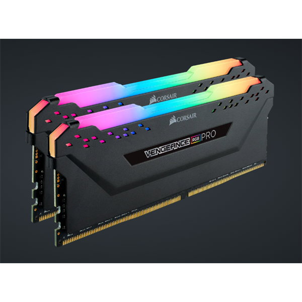 CORSAIR Memória VENGEANCE RGB PRO DDR4 32GB 3600MHz C18 (Kit of 2), fekete