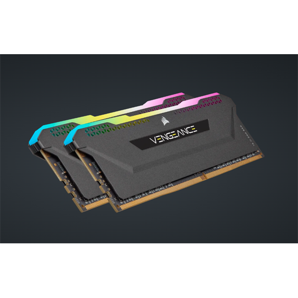 CORSAIR Memória VENGEANCE RGB PRO DDR4 32GB 3600MHz C18 SL (Kit of 2), fekete