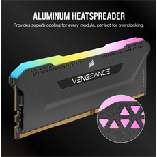 CORSAIR Memória VENGEANCE RGB PRO DDR4 32GB 3600MHz C18 SL (Kit of 2), fekete