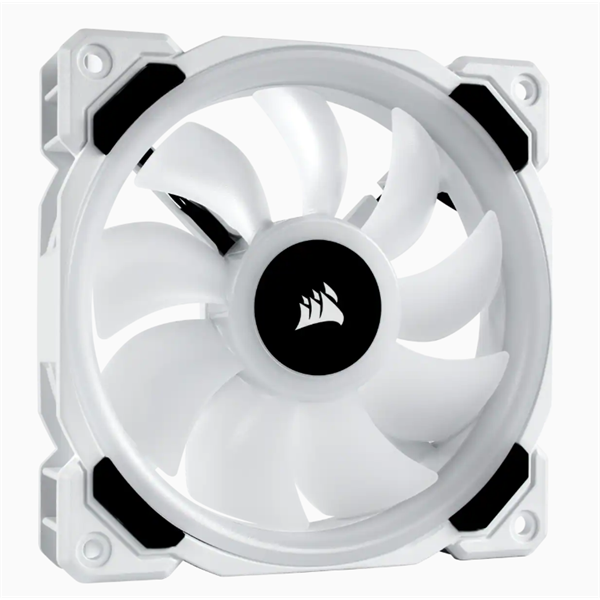 CORSAIR Rendszerhűtő Ventilátor, LL120 RGB, 12cm, fehér