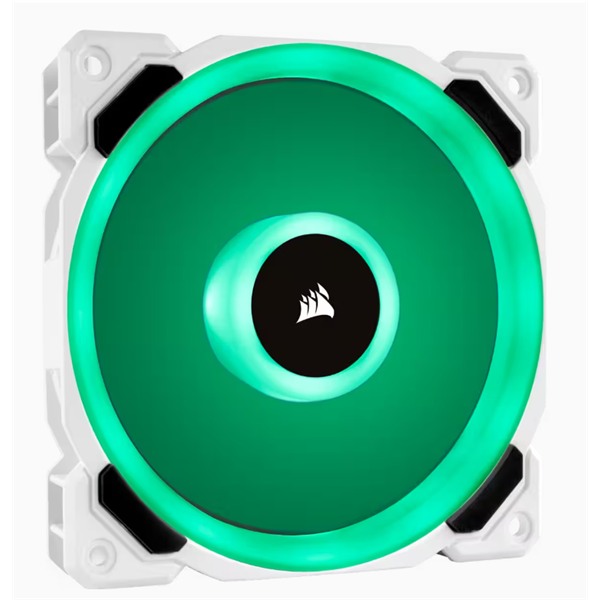 CORSAIR Rendszerhűtő Ventilátor, LL120 RGB, 12cm, fehér