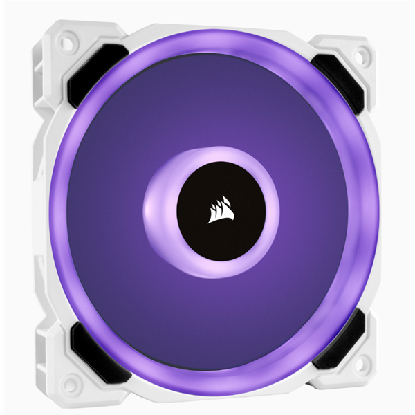 CORSAIR Rendszerhűtő Ventilátor, LL120 RGB, 12cm, fehér