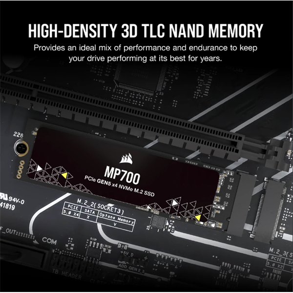 CORSAIR SSD MP700 M.2 2280 PCIe 5.0 1000GB NVMe