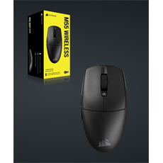 CORSAIR Vezeték Nélküli Egér Gaming, M55 Lightwight, 6 programozható gomb, Ultra-könnyű, 16000dpi, fekete