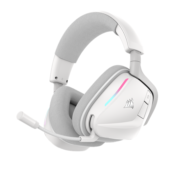 CORSAIR Vezeték Nélküli Headset, VOID v2 Wireless Gaming Headset, Dolby Atmos, fehér