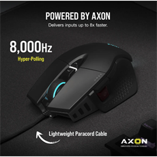 CORSAIR Vezetékes Egér Gaming, M65 RGB ULTRA Tunable, 8 programozható gomb, RGB Világítás, 26000dpi, fekete