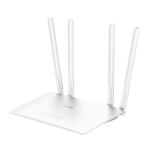 CUDY Wireless Router Dual Band AC1200 1xWAN(100Mbps) + 4xLAN(100Mbps), 1167Mbps, WR1200