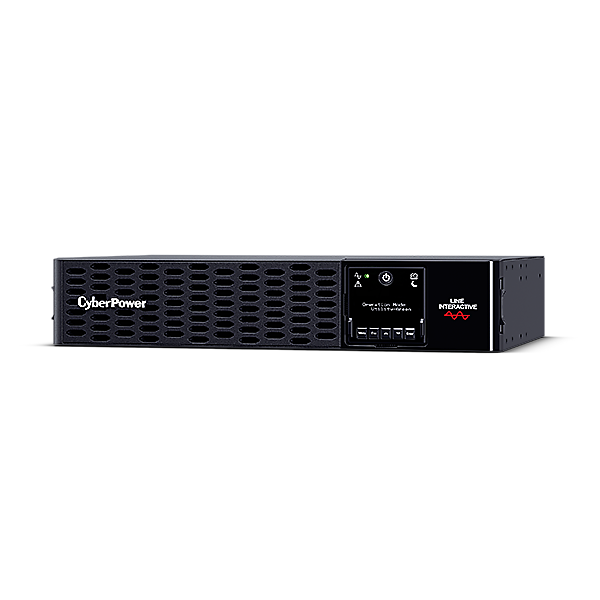 CYBERPOWER UPS PR1000ERT2U (10xIEC C13) 1000VA 1000W 230V RACK szünetmentes tápegység + USB LINE-INTERACTIVE