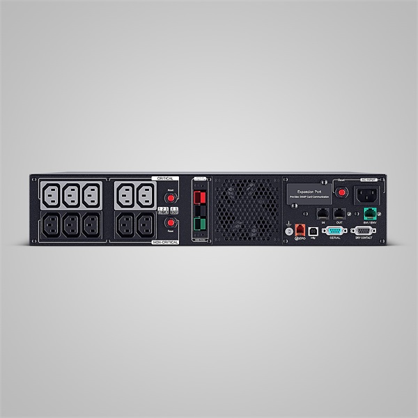 CYBERPOWER UPS PR1500ERTXL2U (10xIEC C13) 1500VA 1500W 230V RACK szünetmentes tápegység + USB LINE-INTERACTIVE