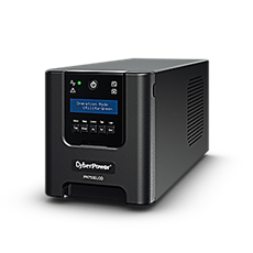 CYBERPOWER UPS PR750ELCD (6xIEC320) 750VA 675W 230V szünetmentes tápegység + USB LINE-INTERAKTÍV