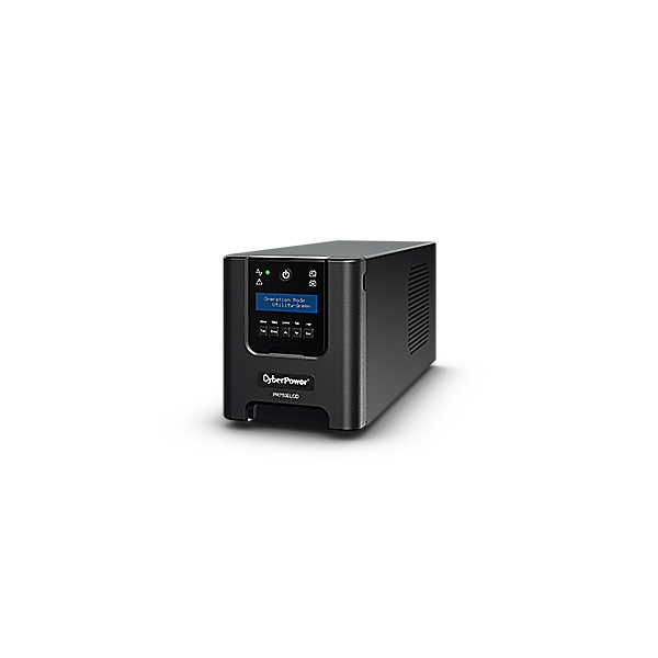 CYBERPOWER UPS PR750ELCD (6xIEC320) 750VA 675W 230V szünetmentes tápegység + USB LINE-INTERACTIVE