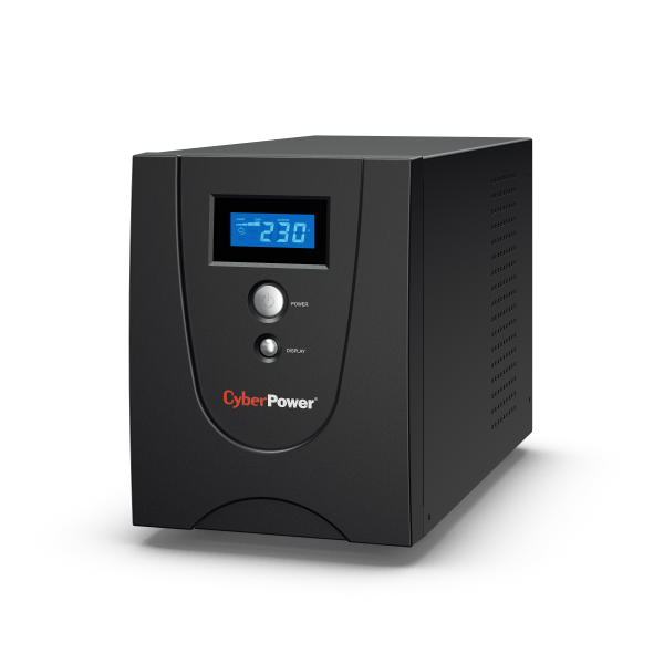 CYBERPOWER UPS VALUE2200EILCD (6xIEC 320) 2200VA 1320W 230V szünetmentes tápegység + USB LINE-INTERAKTÍV