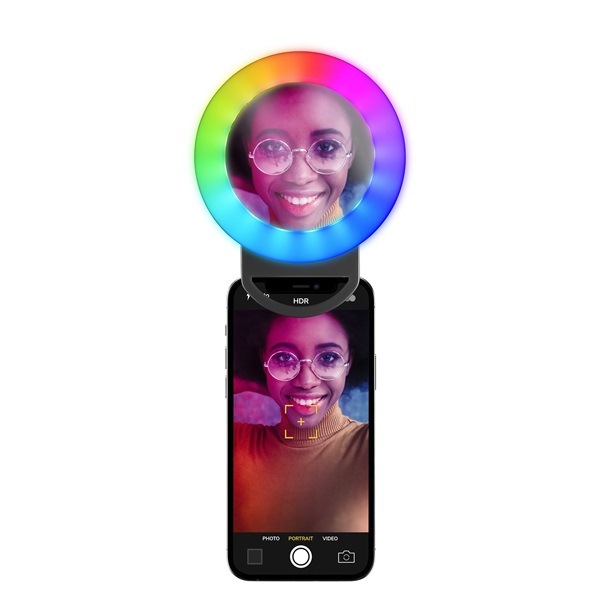 Cellularline Körlámpa/Selfie ring Selfie Ring Pocket Multicolor - Universale