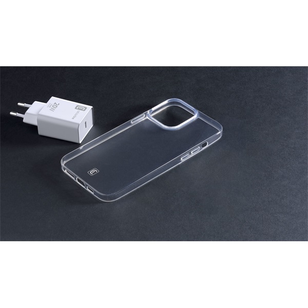 Cellularline kit iPhone 13 Pro STARTKITIPH13PRO töltő (USB-C)+átlátszó tok