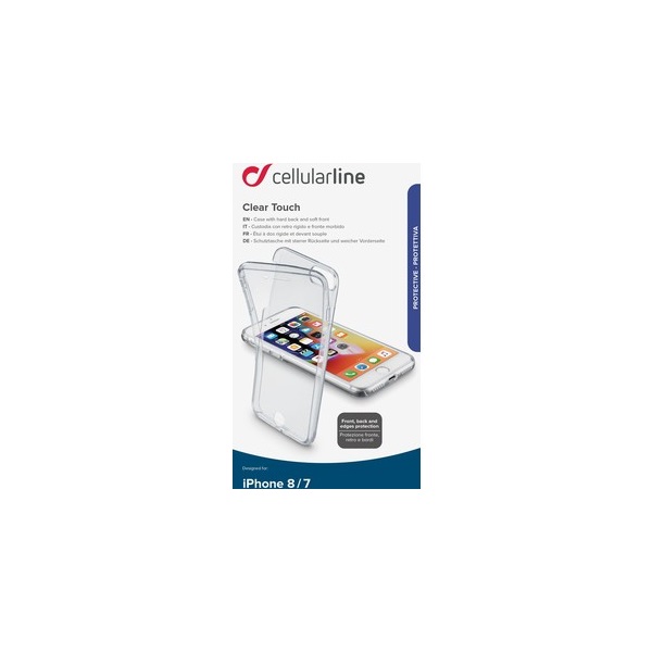 CELLULARLINE CLEARTOUCH CASE IPH SE 2022/2020/8/7 TRA