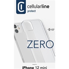 Cellularline tok ZEROIPH12T ultra vékony, iPhone 12 mini, átlátszó