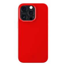 Cellularline tok iPhone 13 Pro Max SENSATIONIPH13PRMR puha műanyag tok Microban® technológiával, piros