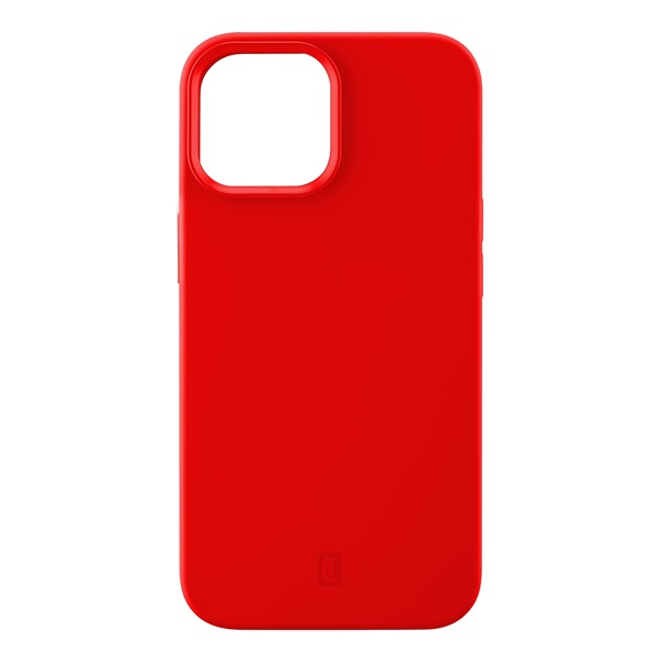 Cellularline tok iPhone 13 Pro SENSATIONIPH13PROR puha műanyag tok Microban® technológiával, piros
