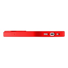 Cellularline tok iPhone 13 SENSATIONIPH13R puha műanyag tok Microban® technológiával, piros