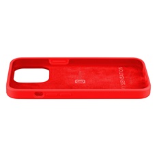 Cellularline tok iPhone 13 mini SENSATIONIPH13MINR puha műanyag tok Microban® technológiával, piros