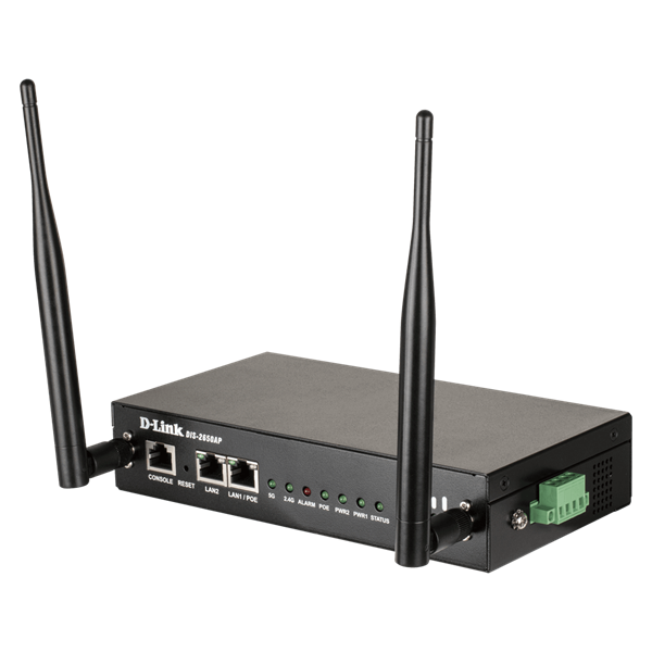 D-LINK Ipari Wireless Router Dual Band AC1200 1xWAN(1000Mbps) + 2xLAN(1000Mbps), DIS-2650AP