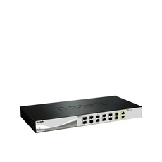 D-LINK Switch 10xGigabit SFP+ 2x10Gigabit kombó SFP+ Menedzselhető, DXS-1210-12SC/E